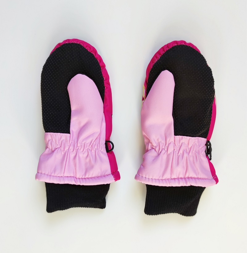 Dívčí zimní rukavice disney MINNIE světle růžové
