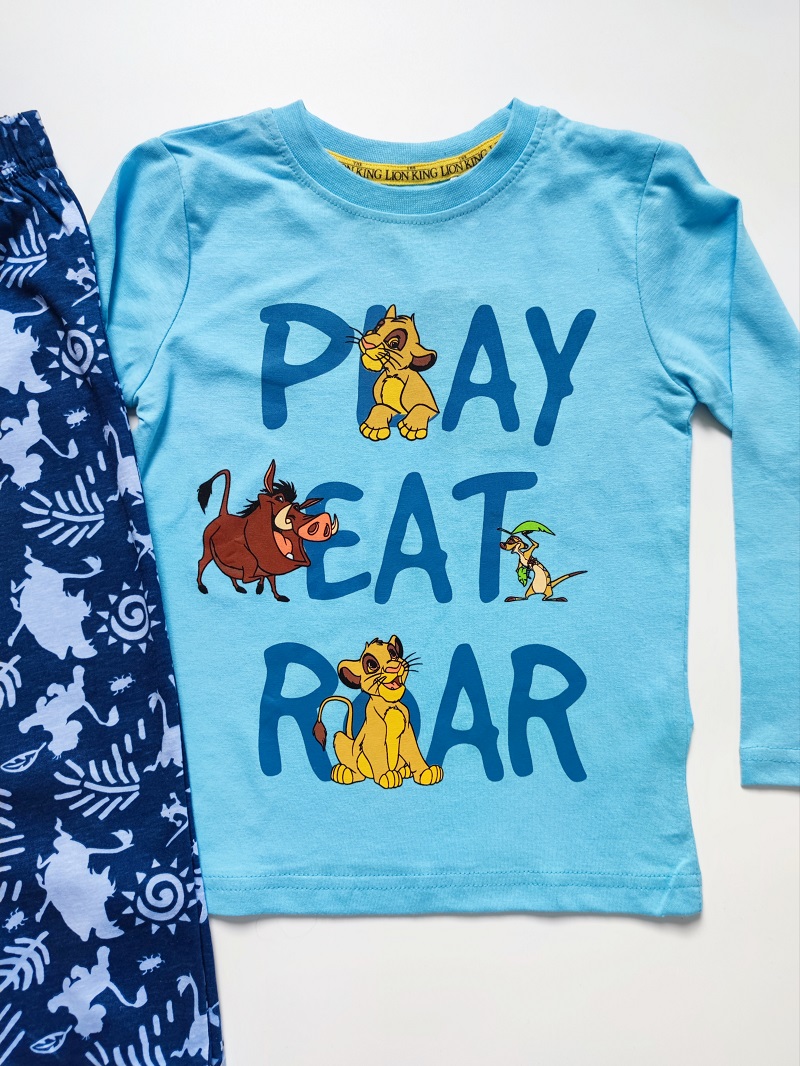 Chlapecké pyžamo LVÍ KRÁL modré