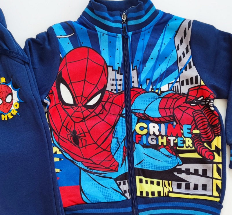 Chlapecká tepláková souprava SPIDERMAN tmavě modrá