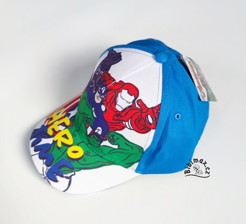 Chlapecká kšiltovka AVENGERS modro-bílá