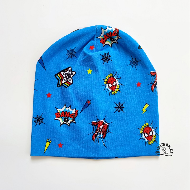Chlapecká čepice SPIDERMAN potisk