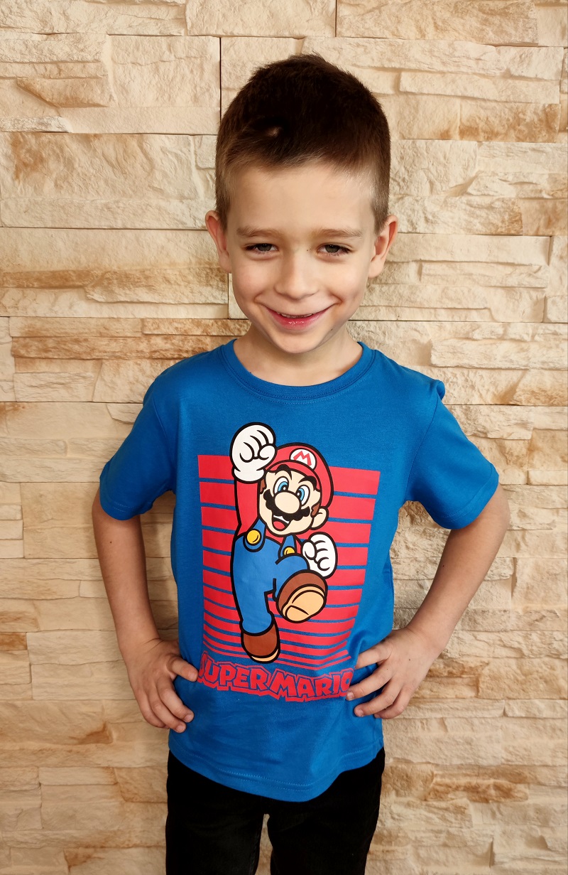 Chlapecké tričko SUPER MARIO modré