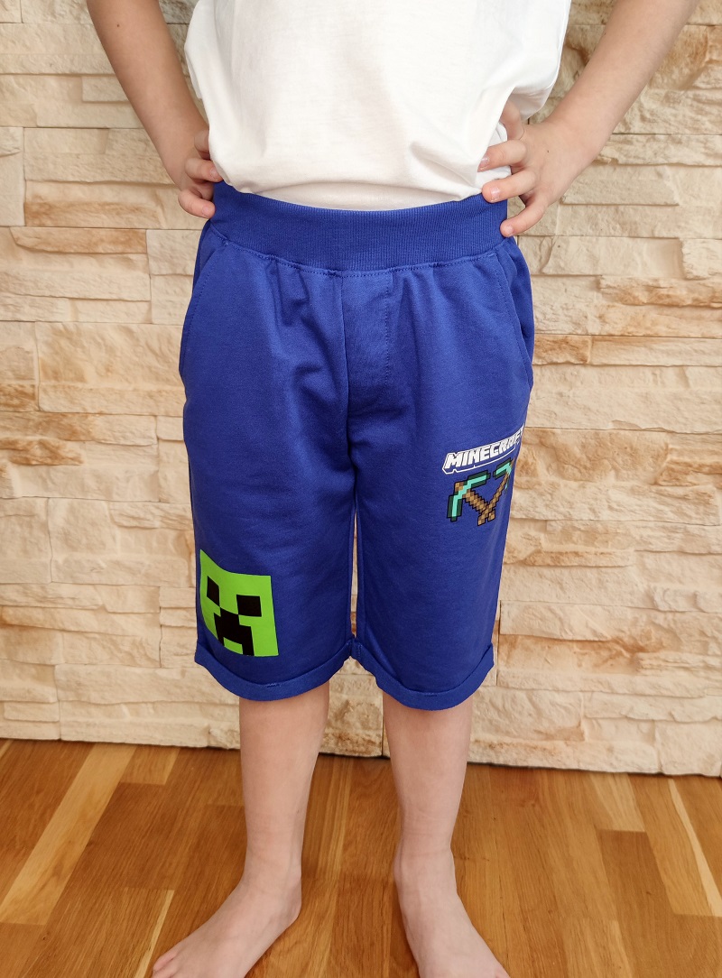 Chlapecké kraťasy MINECRAFT - modré