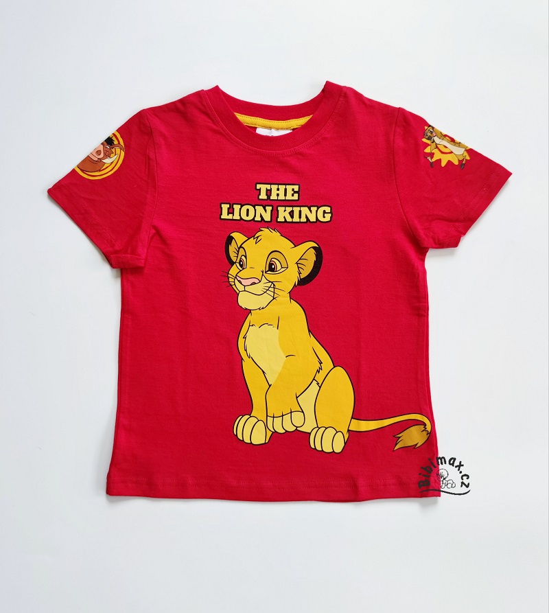 Chlapecké tričko LVÍ KRÁL - Lví hlídka - červené