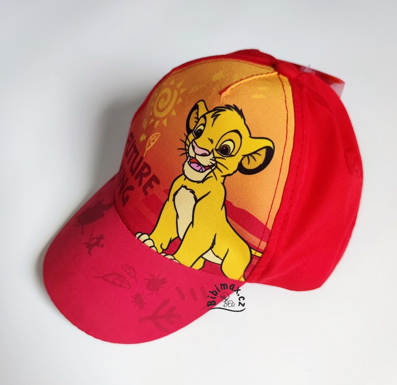 Chlapecká kšiltovka LVÍ KRÁL - Lví hlídka červená