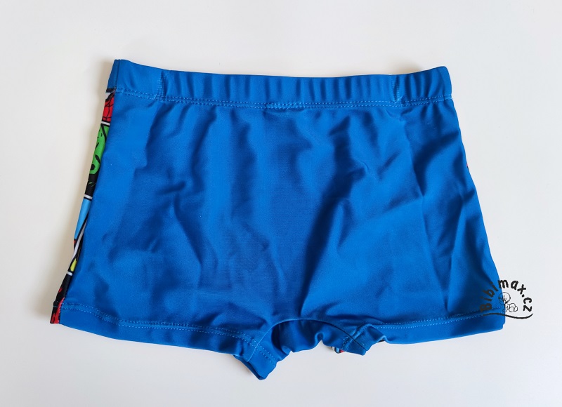 Chlapecké plavky AVENGERS modré - čtverce