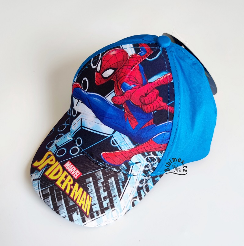 Chlapecká kšiltovka SPIDERMAN jasně modrá