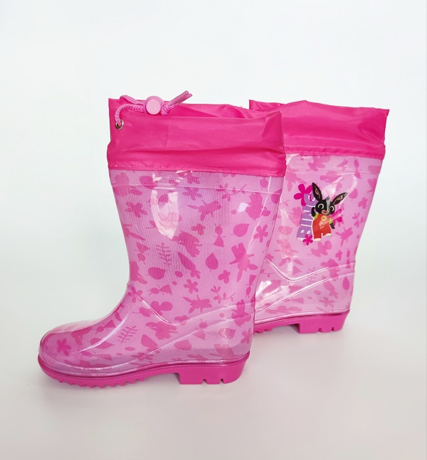 Dívčí holinky BING světle  růžové