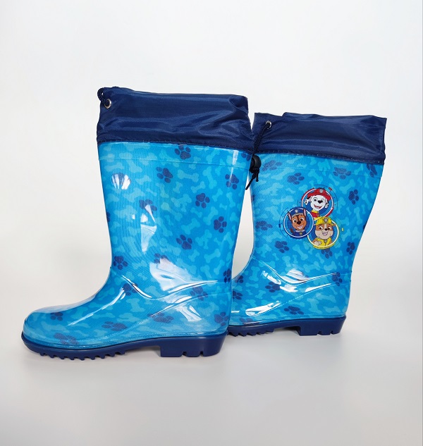 Chlapecké holínky TLAPKOVÁ PATROLA světle modré