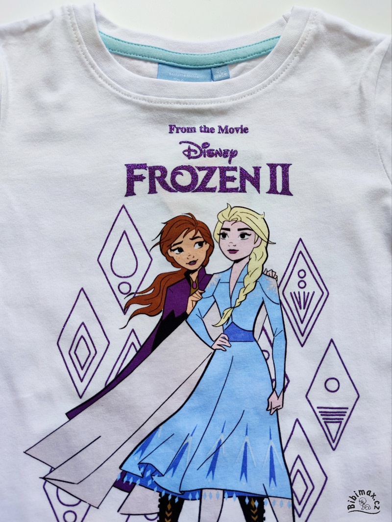 Dívčí tričko disney FROZEN 2 bílé DR