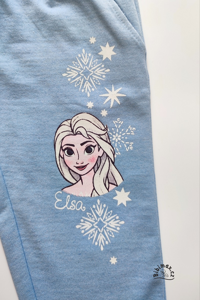 Dívčí tepláky disney FROZEN světle modré