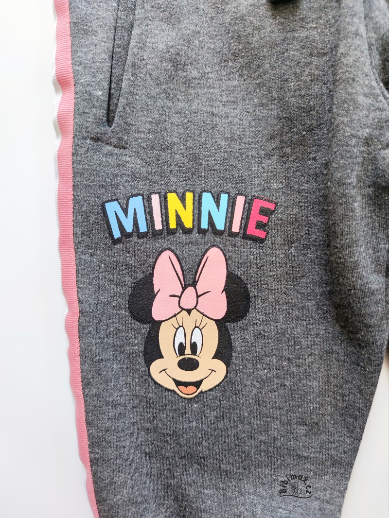 Dívčí tepláky disney MINNIE tmavě šedé