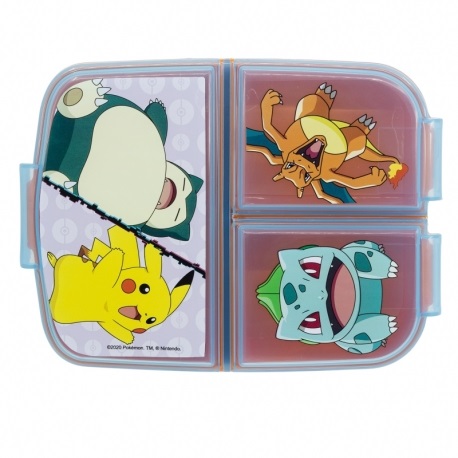 Stor dělený plastový Box na svačinu POKÉMON