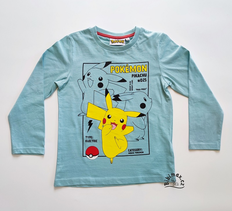 Chlapecké tričko POKEMON světle modré DR