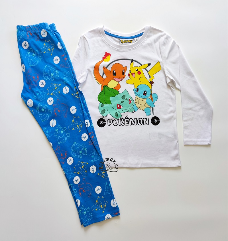 Chlapecké pyžamo POKÉMON bílé 