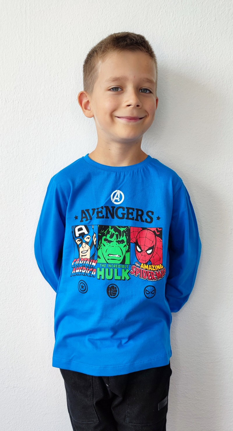 Chlapecké tričko AVENGERS modré DR