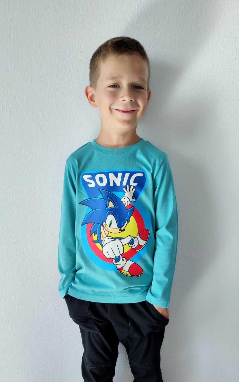 Chlapecké tričko SONIC tyrkysové DR