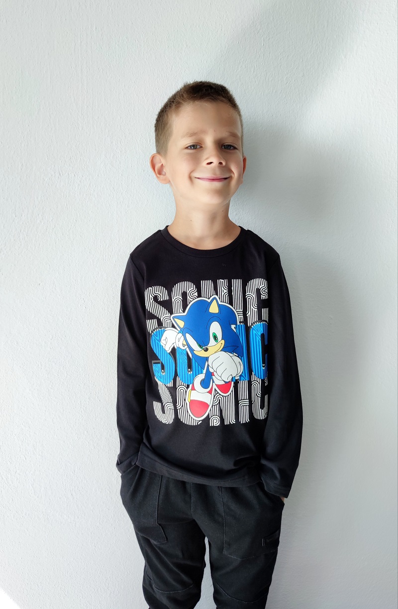 Chlapecké tričko SONIC černé DR