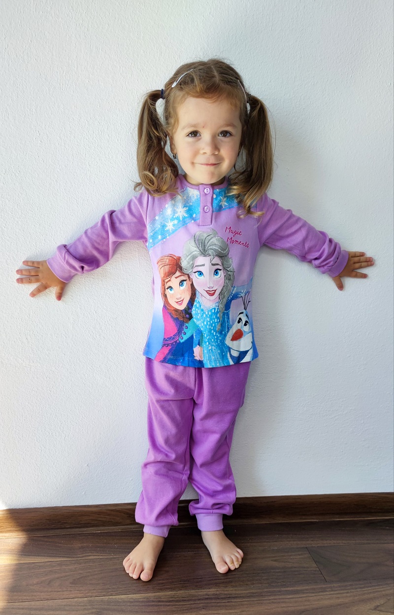 Dívčí pyžamo disney FROZEN fialové