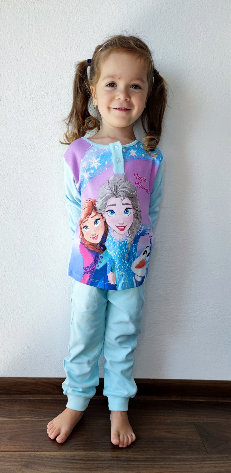 Dívčí pyžamo disney FROZEN mentolové