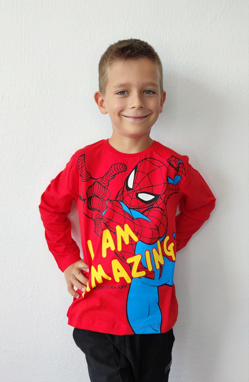 Chlapecké tričko marvel SPIDERMAN červené AMAZING DR