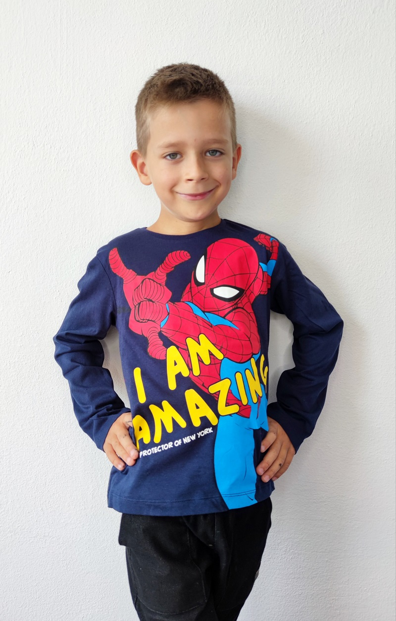 Chlapecké tričko marvel SPIDERMAN tmavě modré AMAZING DR