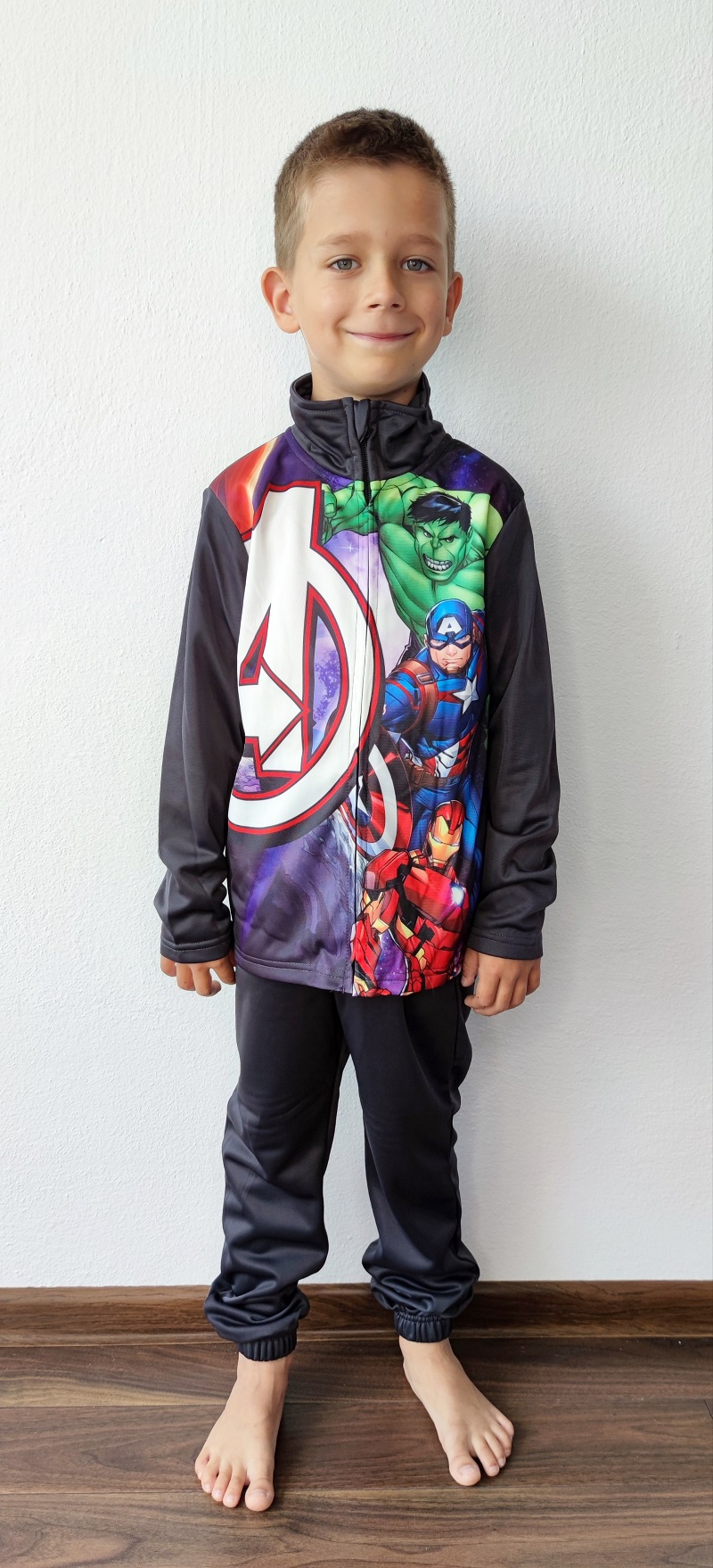 Tepláková souprava AVENGERS tmavě šedá A