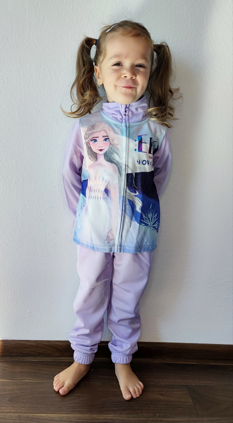 Dívčí tepláková souprava FROZEN fialová 