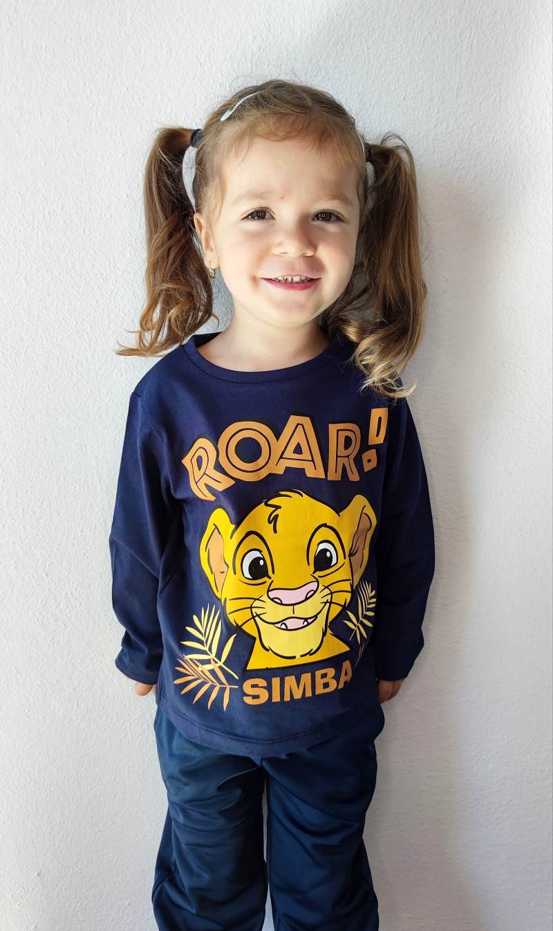 Chlapecké tričko LVÍ KRÁL tmavě modré DR