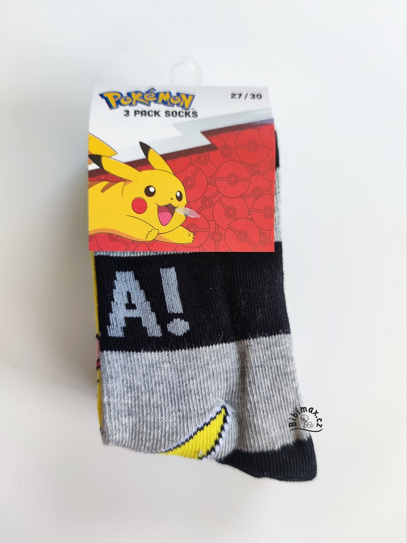 Ponožky POKÉMON - 3ks - A