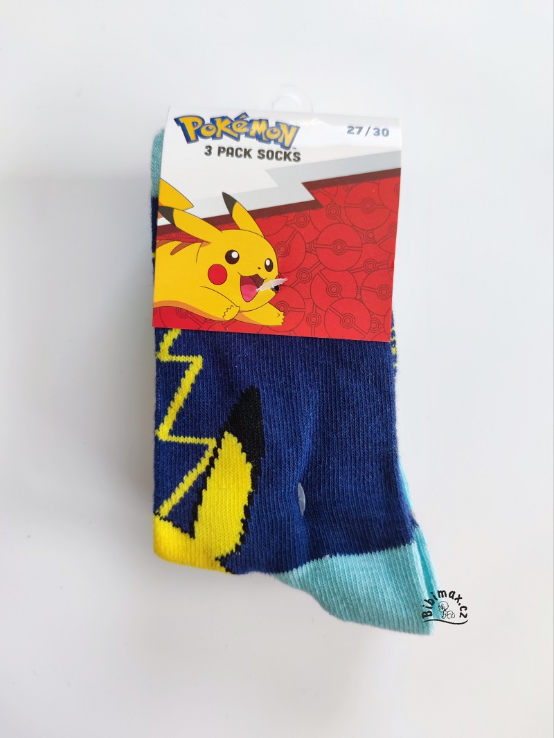 Ponožky POKÉMON - 3ks - B