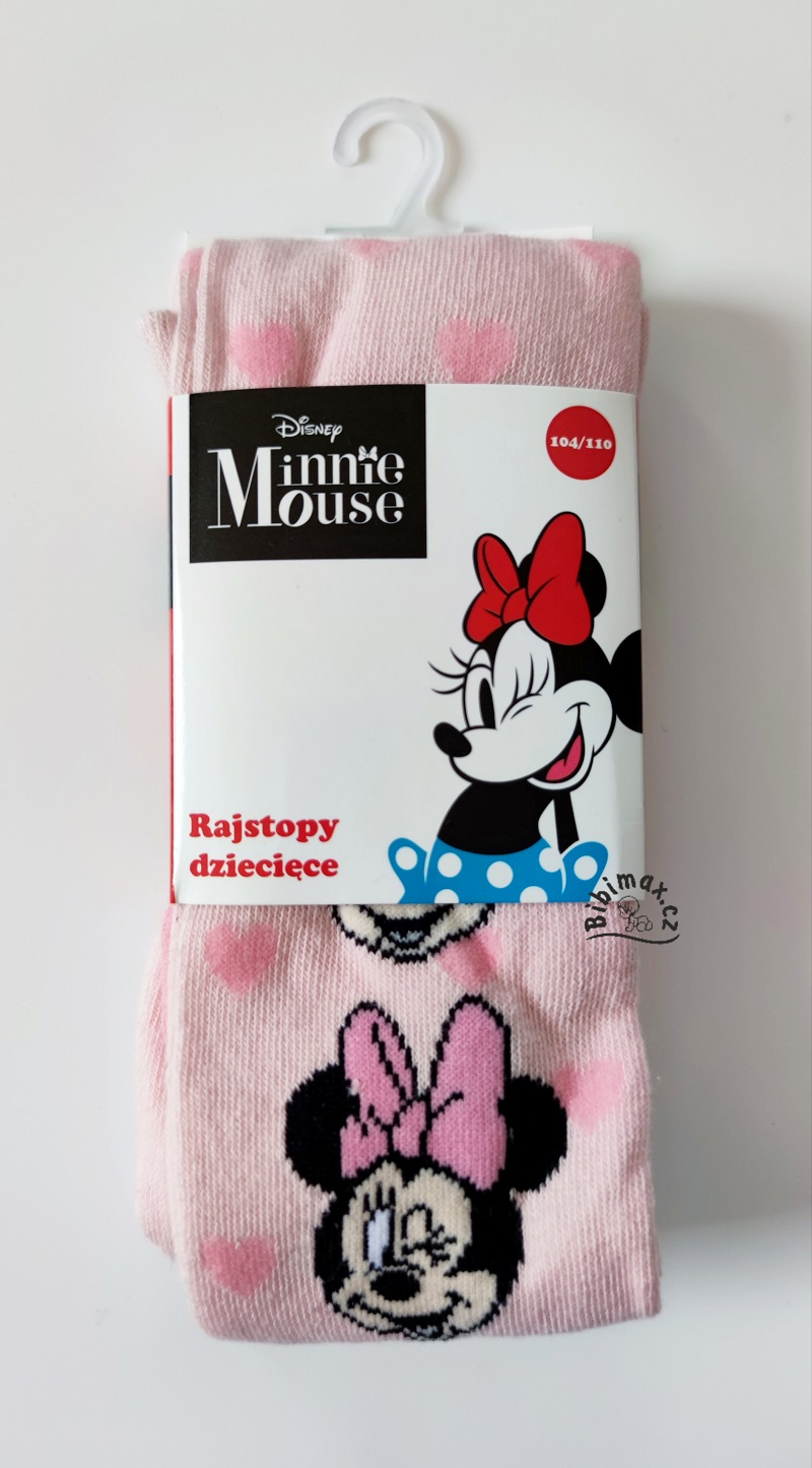 Dívčí punčocháče Disney MINNIE - růžové M2