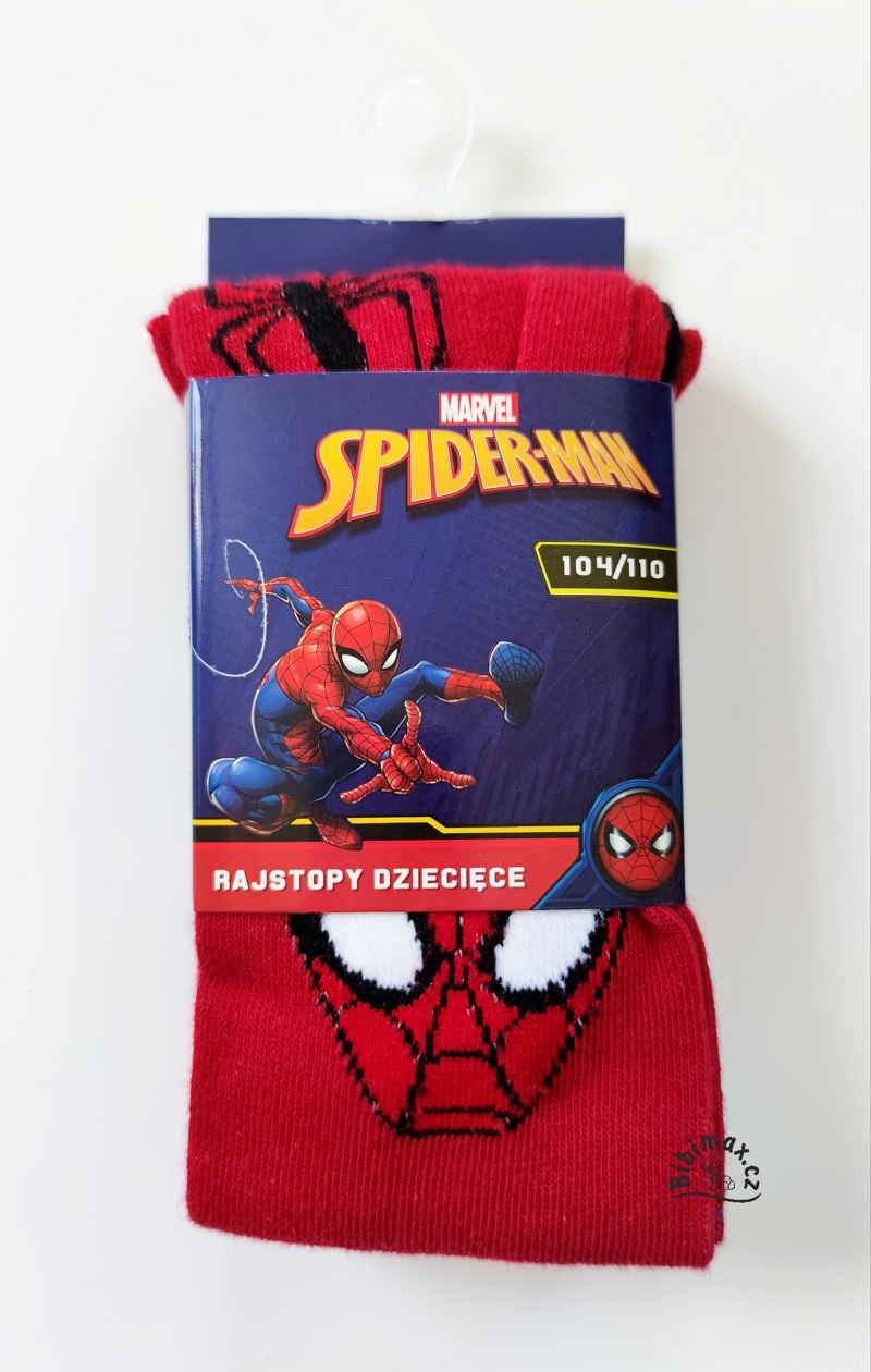 Chlapecké punčocháče SPIDERMAN - červené