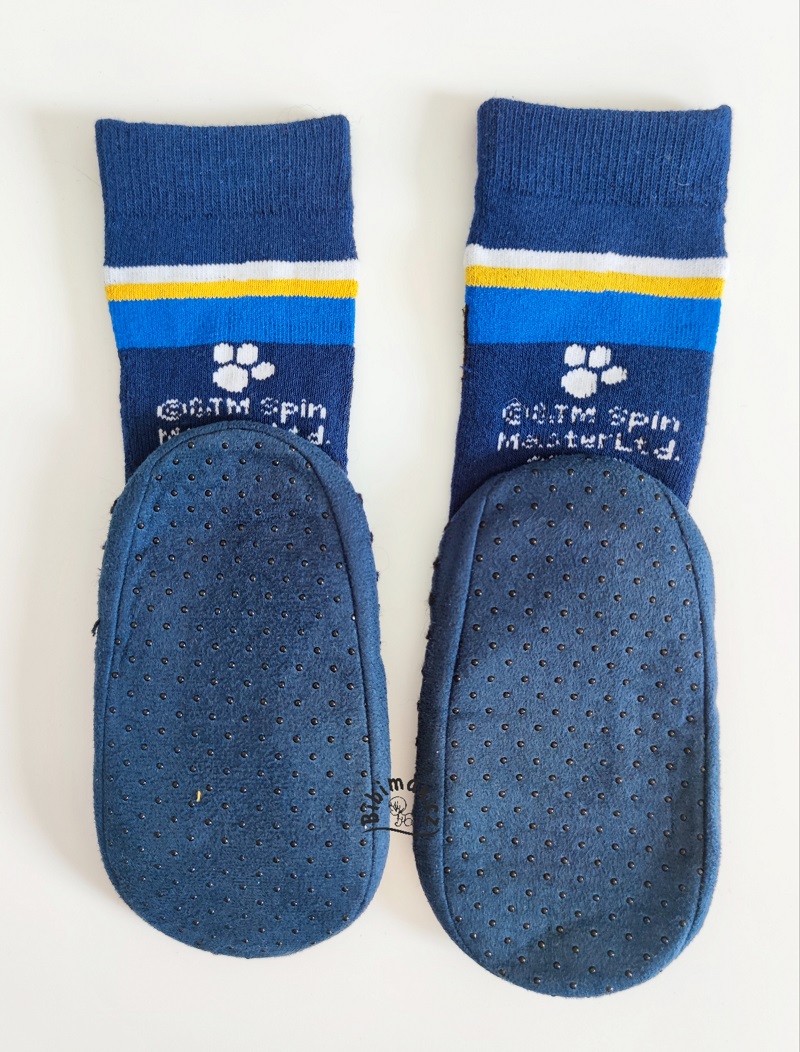 Ponožkové papučky TLAPKOVÁ PATROLA modré