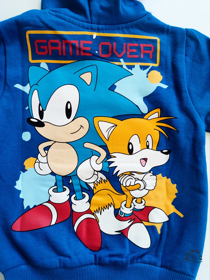 Chlapecká mikina SONIC modrá