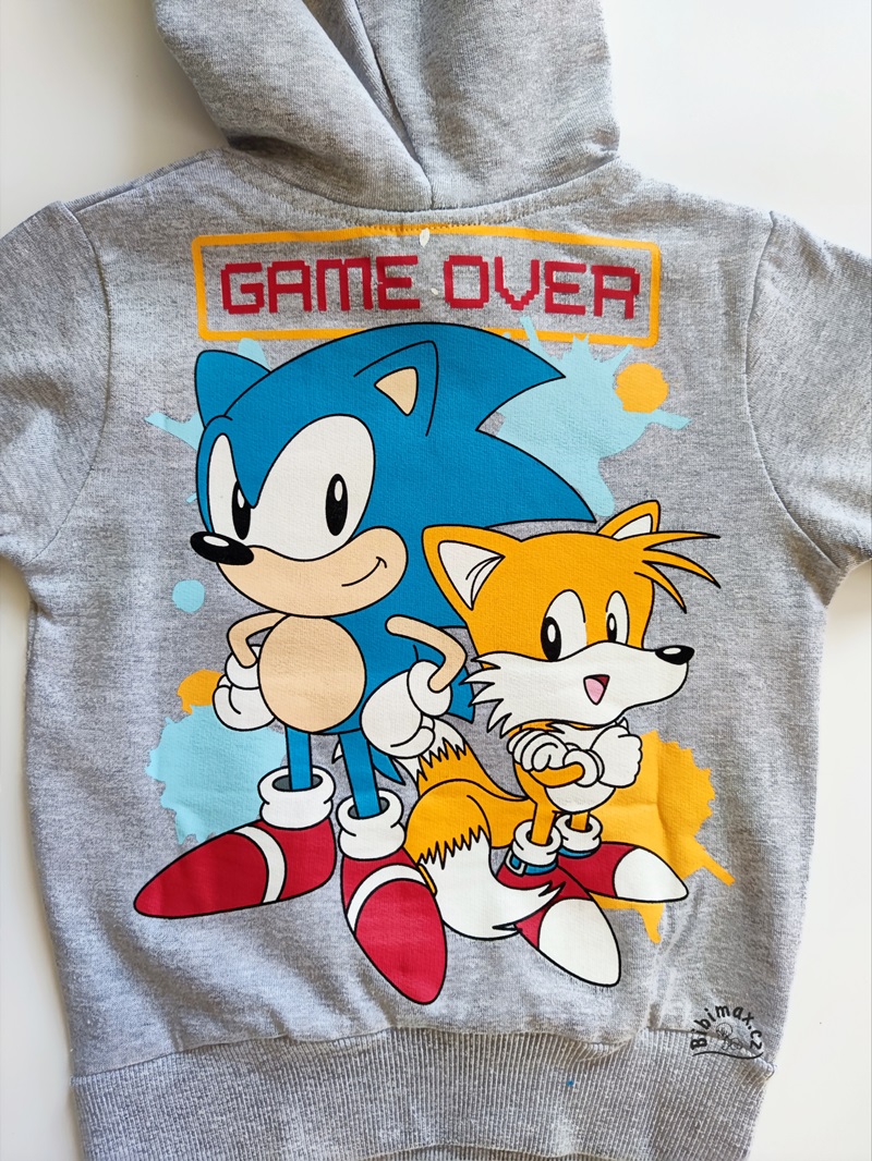 Chlapecká mikina SONIC šedá