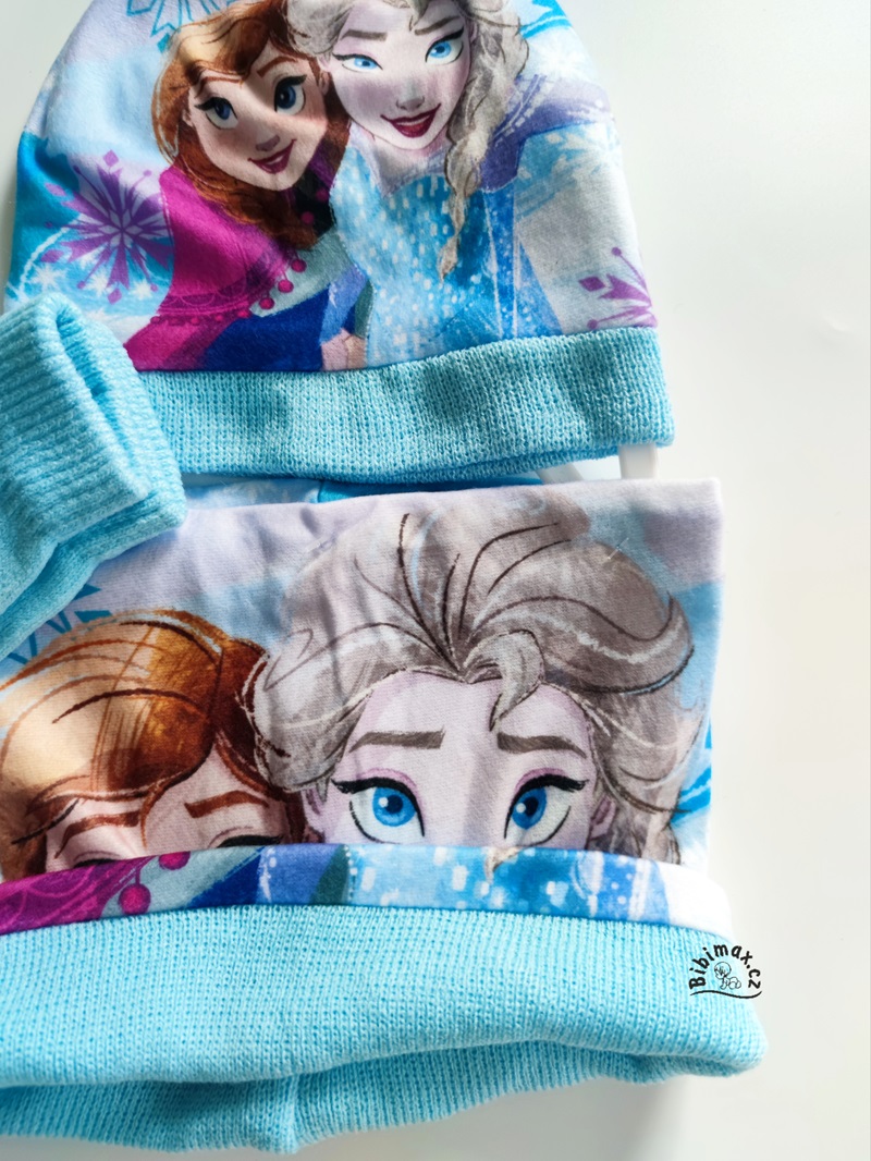 Zimní komplet FROZEN modrý