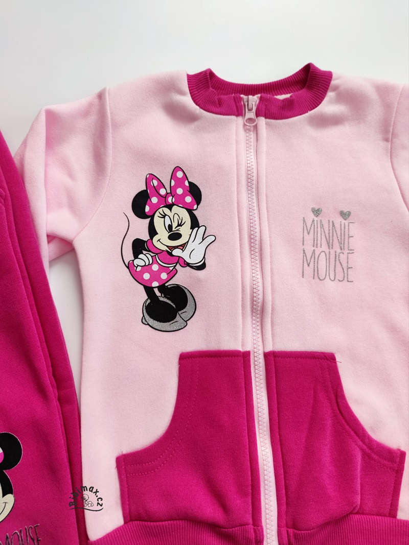 Dívčí tepláková souprava MINNIE - růžová M2