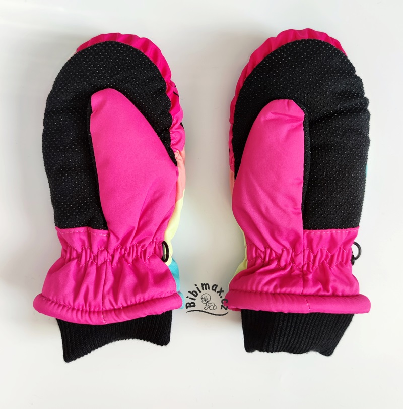 Dívčí zimní rukavice disney MINNIE růžové M2