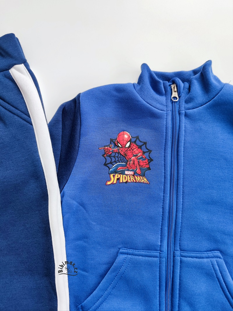 Chlapecká tepláková souprava SPIDERMAN modrá M2