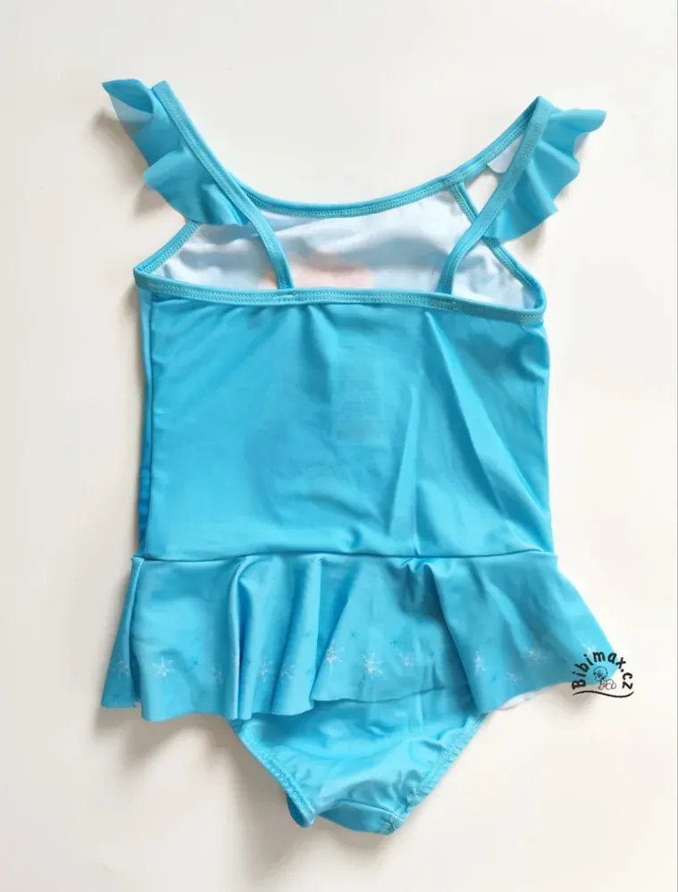 Dívčí jednodílné plavky disney FROZEN modré M2