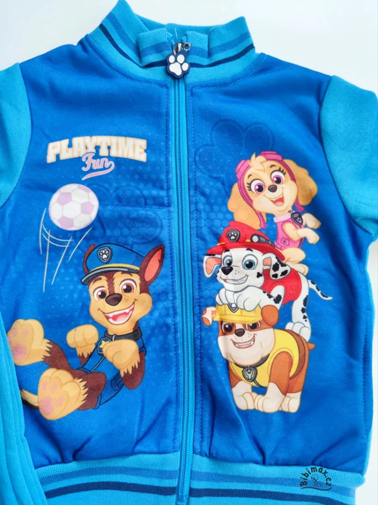 Tepláková souprava TLAPKOVÁ PATROLA světlejší modrá