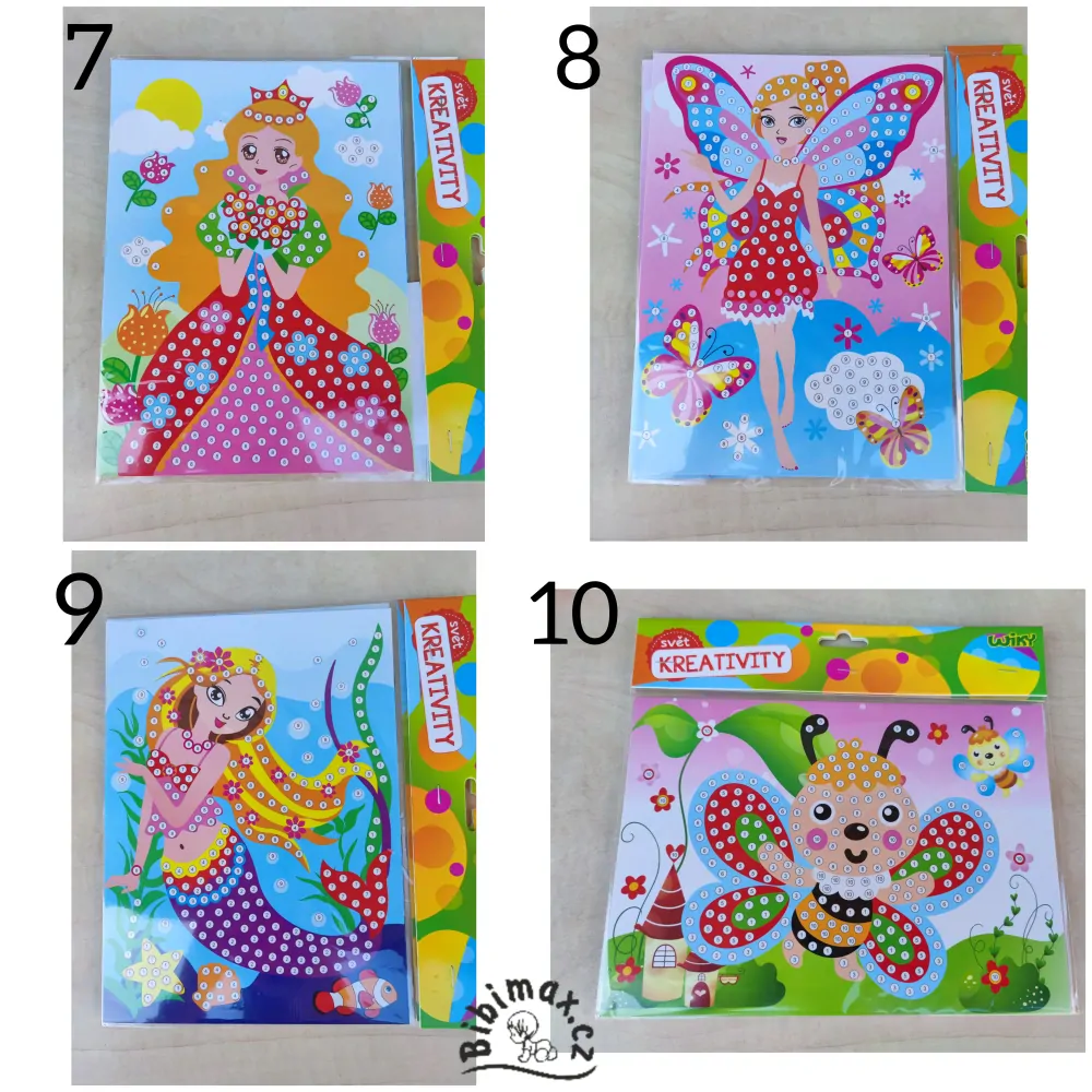 Kreativní set - lepení kamínků