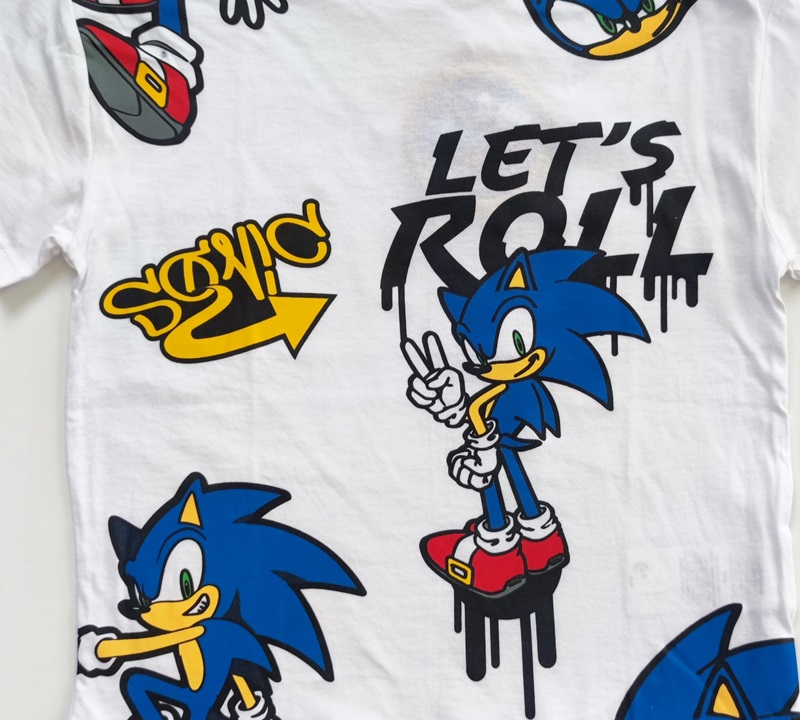 Chlapecké tričko SONIC bílé KR
