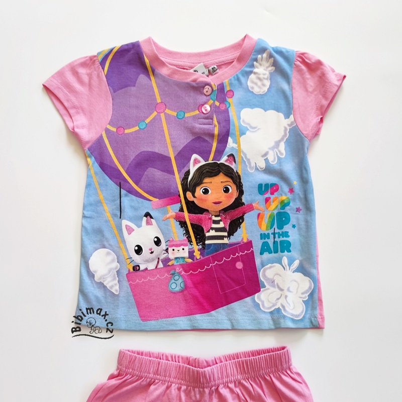 Dívčí letní pyžamo GABBY´S DOLLHOUSE světle růžové