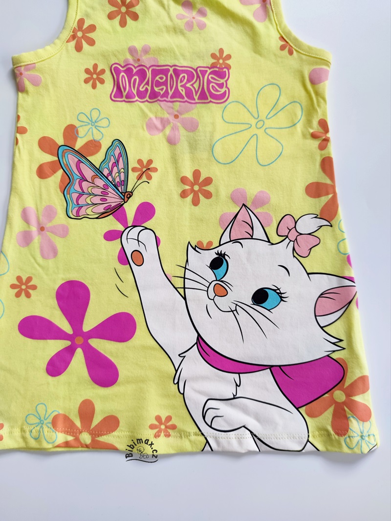 Dívčí letní šaty Disney MARIE CAT - žluté