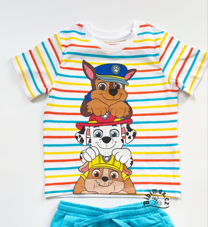 Chlapecký letní komplet TLAPKOVÁ PATROLA 