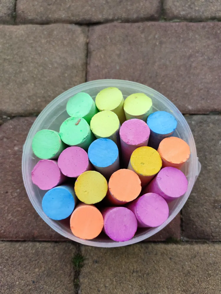 Křídy chodníkové FLUORO - 20 ks