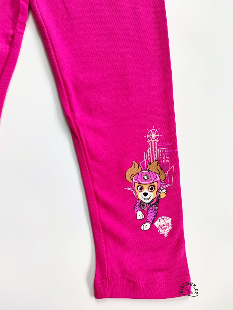 Dívčí legíny TLAPKOVÁ PATROLA růžové