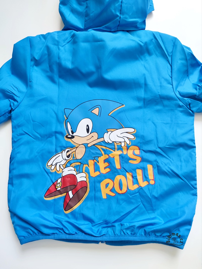 Chlapecká šusťáková bunda SONIC modrá
